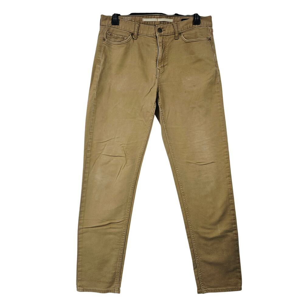 Banana Republic Athletic Fit Traveler Jeans Kahki Tan Brown Men's 34x34 4234